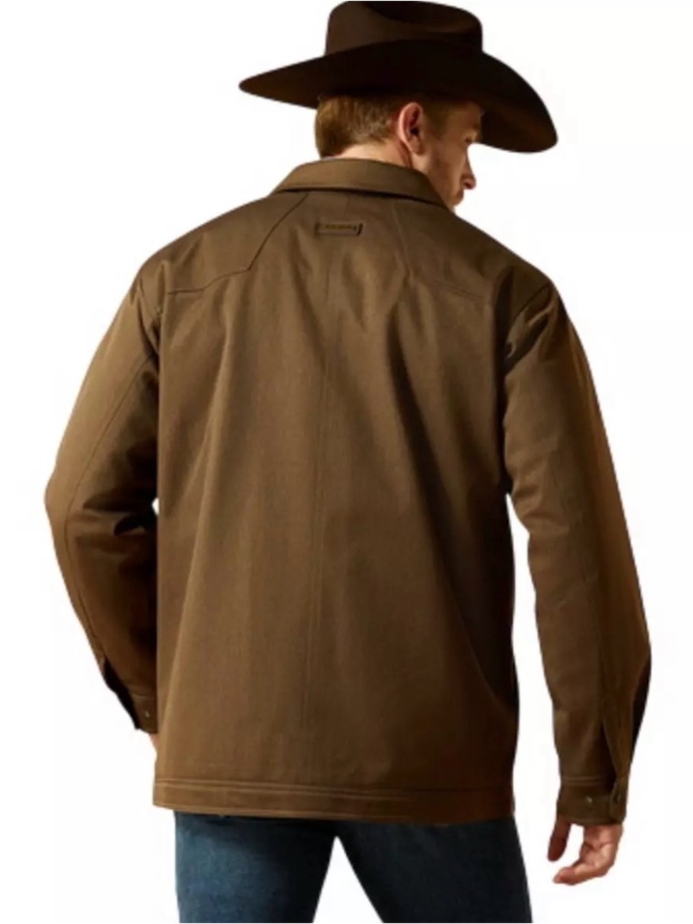 Ariat Men's Abilene Coat Jacket Insulated Wren Heather Brown Medium NWOT - Picture 10 of 11
